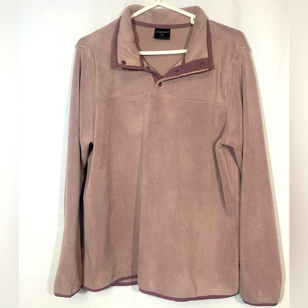 32 Degrees Women’s Lavender fleece Pullover Shirt size Large